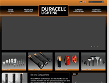Tablet Screenshot of duracell-light.com